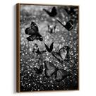 Quadro decorativo Borboletas Encantadas no Brilho Estelar - Art Canvas
