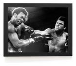 Quadro Decorativo Boxe Muhammad Ali Luta Foto Rara Combate Quadro Decorativo Boxe Muhammad Ali Luta Foto Rara Combate