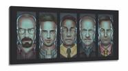 Quadro Decorativo Braking Bad Série 130x60 em Tecido Canvas sala