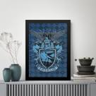 Quadro Decorativo Brasão Ravenclaw 24x18cm