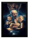 Quadro Decorativo Breaking Bad Arte Poster Com Moldura