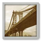 Quadro Decorativo - Brooklyn Bridge - 33cm x 33cm - 007qdvb Quadro Decorativo - Brooklyn Bridge - 33cm x 33cm - 007qdvb