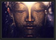 Quadro Decorativo Buda Budismo Religiosidade Decoração Com Moldura