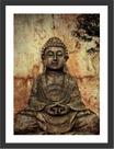 Quadro Decorativo Buda Budismo Religiosidade Decorações Com Moldura