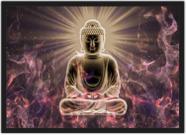 Quadro Decorativo Budismo Buda Chácras Com Moldura G11 Quadro Decorativo Budismo Buda Chácras Com Moldura G11
