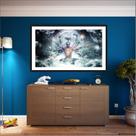 Quadro Decorativo Budismo Religiosidade Chácras Com Moldura TT6 Quadro Decorativo Budismo Religiosidade Chácras Com Moldura TT6