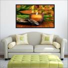 Quadro Decorativo Budismo Religiosidade Chácras Com Moldura TT7 Quadro Decorativo Budismo Religiosidade Chácras Com Moldura TT7