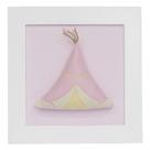 Quadro Decorativo Cabaninha Quarto Bebê Infantil Menina