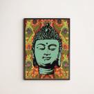 Quadro Decorativo Cabeça Buda 24x18cm Quadro Decorativo Cabeça Buda 24x18cm
