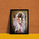 Quadro Decorativo Caboclo PenaBranca 33x24cm