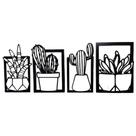 Quadro decorativo CACTO em MDF 30x18cm linda decoração Quadro decorativo CACTO em MDF 30x18cm linda decoração