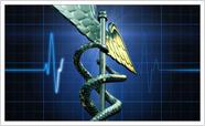 Quadro Decorativo Caduceu Medicina Médicos Consultórios Decorar Salas Moldura Branca Q08
