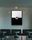 Quadro Decorativo Café Black White - 70x50cm
