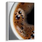 Quadro decorativo Café das Espumas e Reflexos Aconchegantes - Art Canvas Quadro decorativo Café das Espumas e Reflexos Aconchegantes - Art Canvas