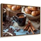 Quadro decorativo Café dos Prazeres Com Canela Aromática - Art Canvas Quadro decorativo Café dos Prazeres Com Canela Aromática - Art Canvas
