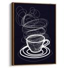 Quadro decorativo Café Energizante na Espiral do Tempo - Art Canvas