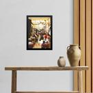 Quadro Decorativo Café Tortoni - Buenos Aires 24x18cm - com vidro Quadro Decorativo Café Tortoni - Buenos Aires 24x18cm - com vidro