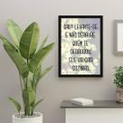 Quadro Decorativo Caiu Levante-se 45x34cm