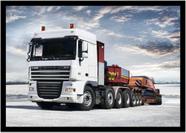 Quadro Decorativo Caminhão Carreta Carro Oficinas Salas Lojas Escritórios Com Moldura RC031