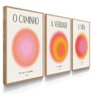 Quadro Decorativo Caminho, Verdade, Vida 55x40 Com Moldura Quadro Decorativo Caminho, Verdade, Vida 55x40 Com Moldura