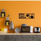 Quadro Decorativo Cantinho do Café Decoração Para Cozinha Kit 3 unidades