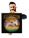 Quadro Decorativo Capa Led Zeppelin Swan Song 33x33cm Quadro Decorativo Capa Led Zeppelin Swan Song 33x33cm