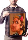 Quadro Decorativo Caricatura Kiko Arte Turma Do Chaves