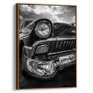 Quadro decorativo Carro Clássico Sob o Céu Tempestuoso - Art Canvas
