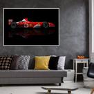 Quadro Decorativo Carro De Corrida F1