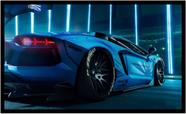 Quadro Decorativo Carro Lamborghini Automóvel Esporte Oficinas Lojas Escritórios Com Moldura RC017 Quadro Decorativo Carro Lamborghini Automóvel Esporte Oficinas Lojas Escritórios Com Moldura RC017