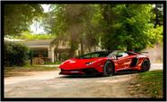 Quadro Decorativo Carro Lamborghini Automóvel Esporte Oficinas Lojas Escritórios Com Moldura RC026 Quadro Decorativo Carro Lamborghini Automóvel Esporte Oficinas Lojas Escritórios Com Moldura RC026