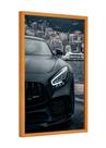 Quadro decorativo - carro preto mercedez na cidade