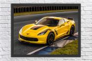 Quadro Decorativo Carros Corvette Salas Quartos Decorações Com Moldura