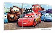 Quadro Decorativo Carros Mcqueen 120x60 em tecido Quadro Decorativo Carros Mcqueen 120x60 em tecido