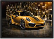 Quadro Decorativo Carros Porsche Com Moldura G07