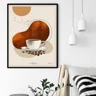 Quadro Decorativo Cartaz Café - 70x50cm