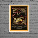 Quadro Decorativo Cartaz Poker Night 45x34cm Quadro Decorativo Cartaz Poker Night 45x34cm