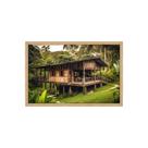 Quadro Decorativo Casa de Bambu: Mod. 0399