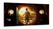 Quadro decorativo Casa Hobbit Filmes em Tecido Canvas 130x60 Quadro decorativo Casa Hobbit Filmes em Tecido Canvas 130x60