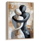 Quadro decorativo Casal Envolto na Magia do Entardecer - Art Canvas Quadro decorativo Casal Envolto na Magia do Entardecer - Art Canvas
