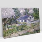 Quadro Decorativo Casas em Auvers - Van Gogh em tela Canvas Quadro Decorativo Casas em Auvers - Van Gogh em tela Canvas