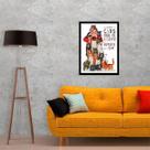 Quadro Decorativo Cats Make Me Happy 45x34cm