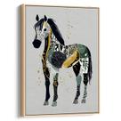 Quadro decorativo Cavalo Abstrato em Traços de Arte Boho - Art Canvas