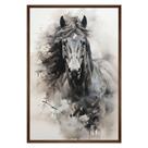 Quadro Decorativo Cavalo Aquarela Moldura Cx Alta 40x60 Titulo Moldura Madeira Quadro Decorativo Cavalo Aquarela Moldura Cx Alta 40x60 Titulo Moldura Madeira