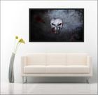 Quadro Decorativo Caveira Salas Quartos Decorações Com Moldura TT04 Quadro Decorativo Caveira Salas Quartos Decorações Com Moldura TT04