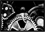 Quadro Decorativo Celebridades Charlie Chaplin Filme Tempos Modernos Vintage Com Moldura RC004