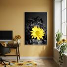 Quadro Decorativo Centro Do Escuro 70x50cm Mold Preta