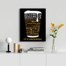 Quadro Decorativo Cerveja- Universal Beer 33x24cm