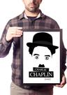 Quadro Decorativo Charlie Chaplin Arte Simplista Quadro Decorativo Charlie Chaplin Arte Simplista