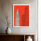 Quadro Decorativo Chicago Chi-Town - 70x50cm